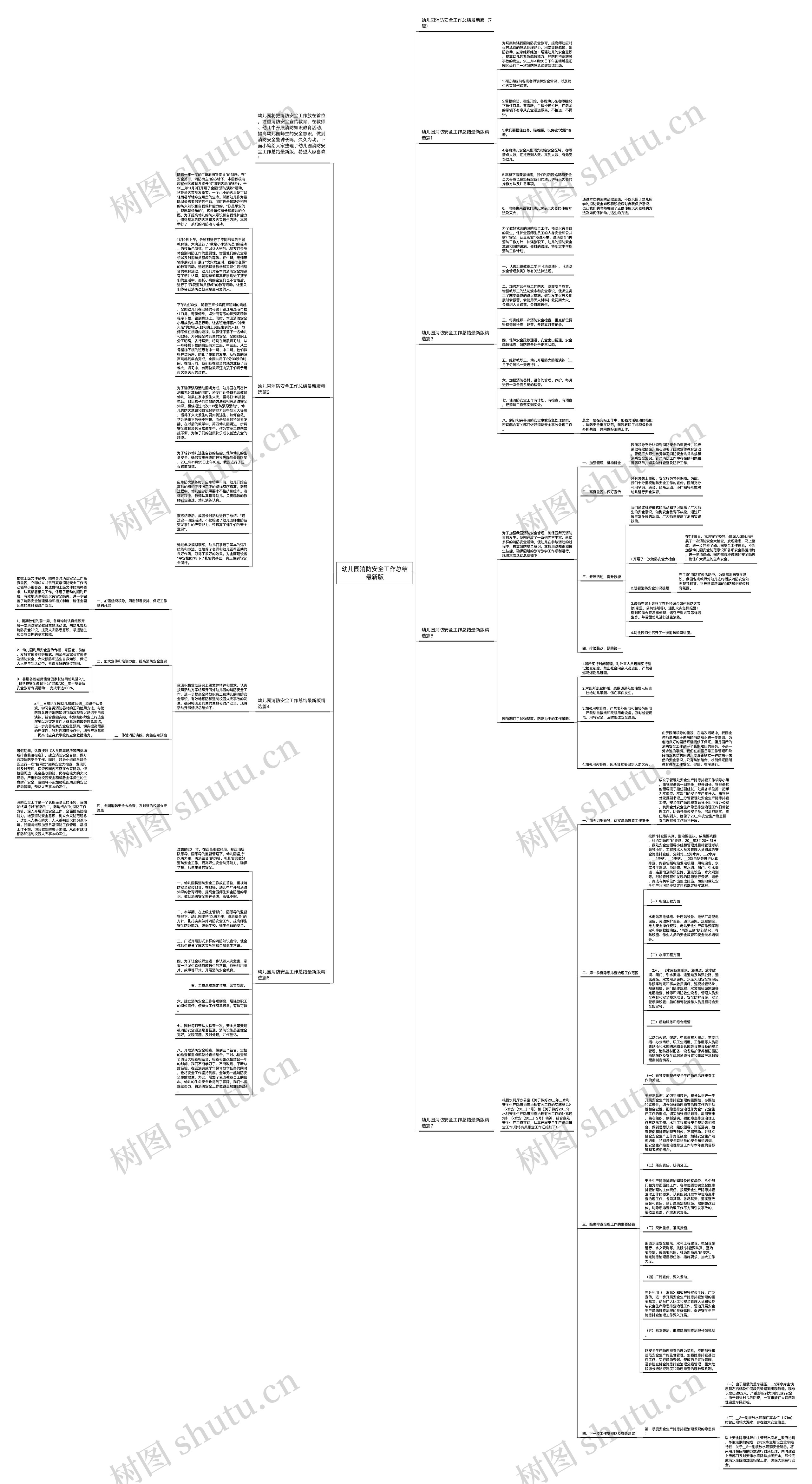 幼儿园消防安全工作总结最新版