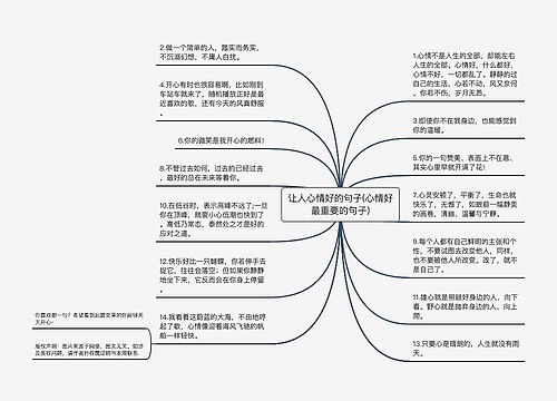 让人心情好的句子(心情好最重要的句子)