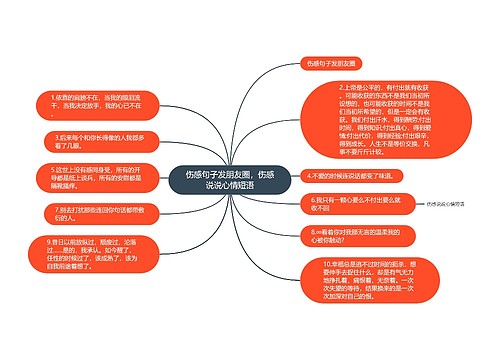 伤感句子发朋友圈，伤感说说心情短语