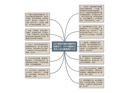 2021新版早晨好温馨早安祝福句子，2021清晨关心话早上好问候语图片大全