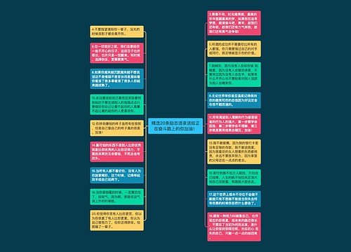 精选20条励志语录送给正在奋斗路上的你加油！