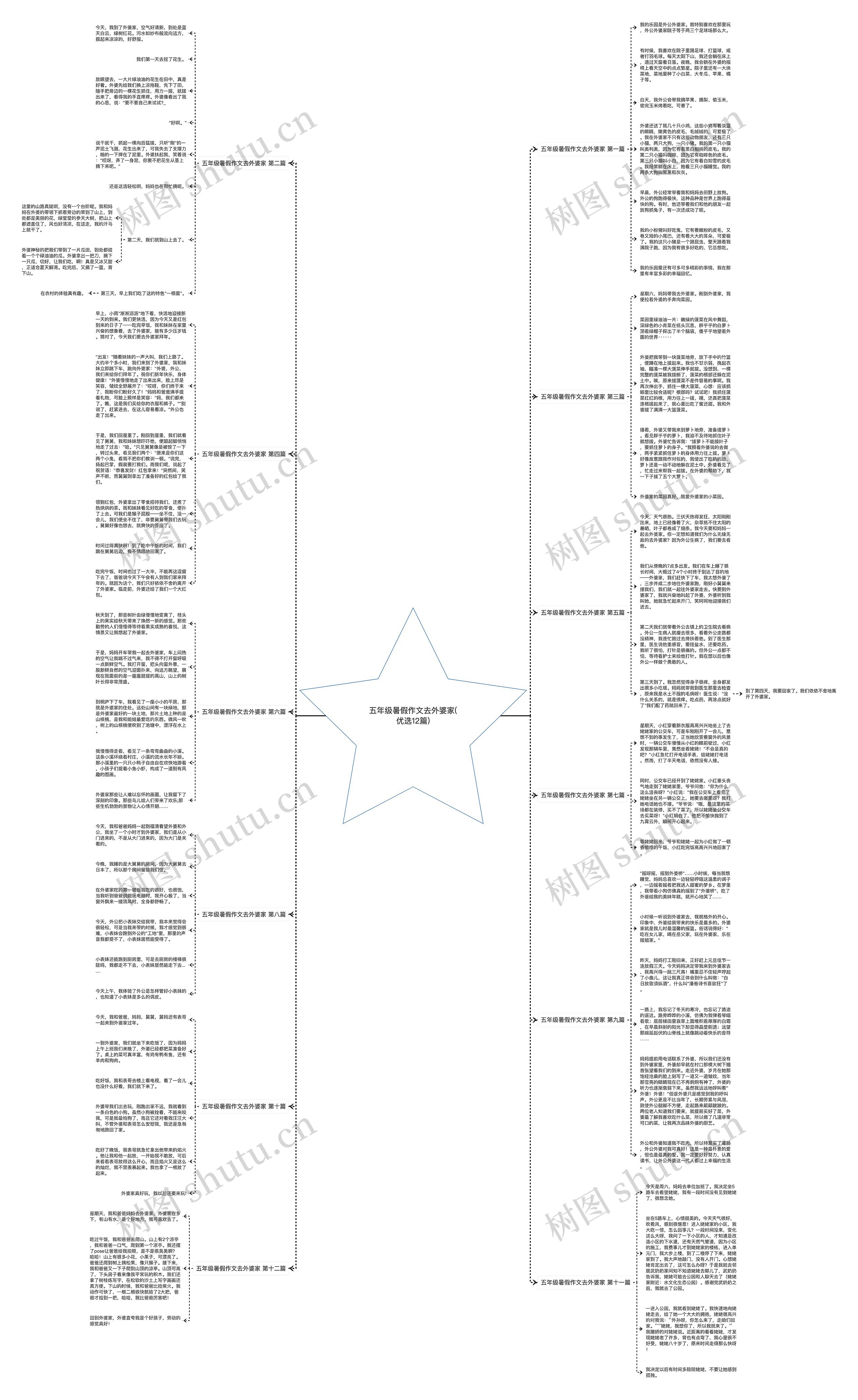 五年级暑假作文去外婆家(优选12篇) 五年级暑假作文去外婆家(优选12篇)