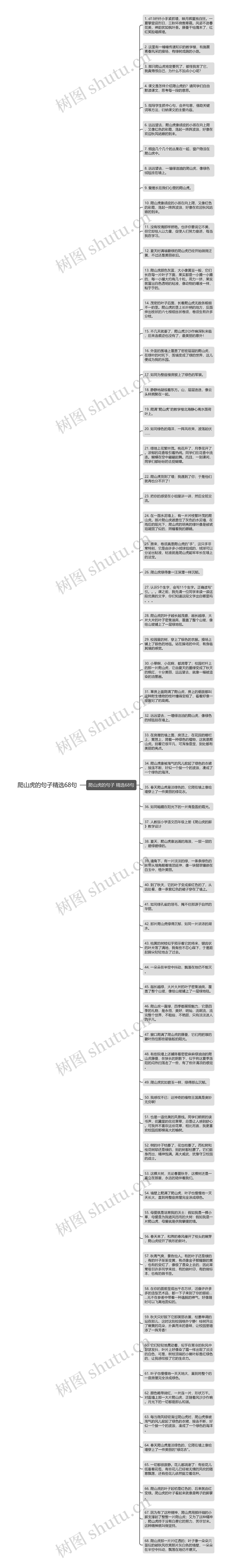 爬山虎的句子精选68句思维导图