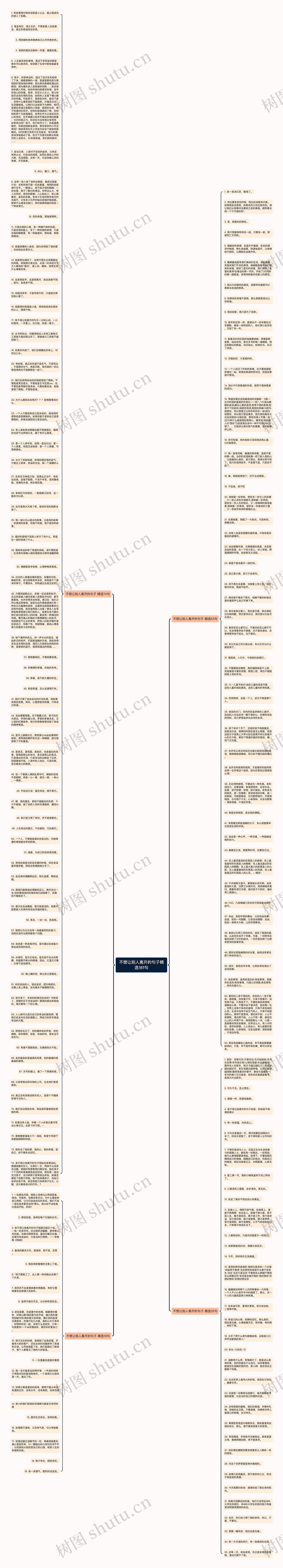 不想让别人离开的句子精选181句思维导图