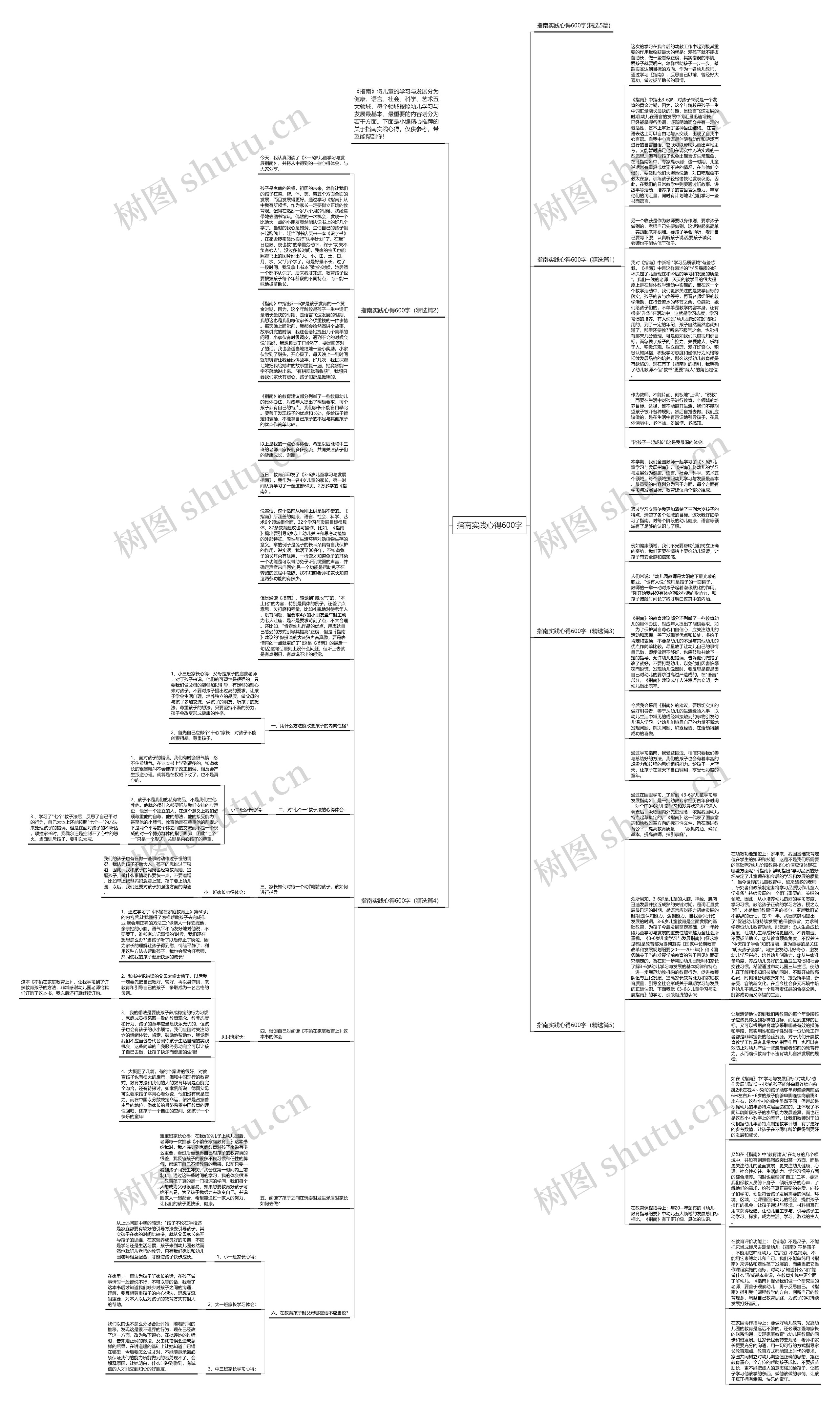 指南实践心得600字思维导图