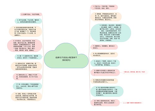 经典句子说说心情(简单干净的短句)