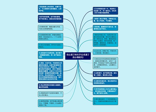 伤心透了的句子(心伤透了的心情短句)