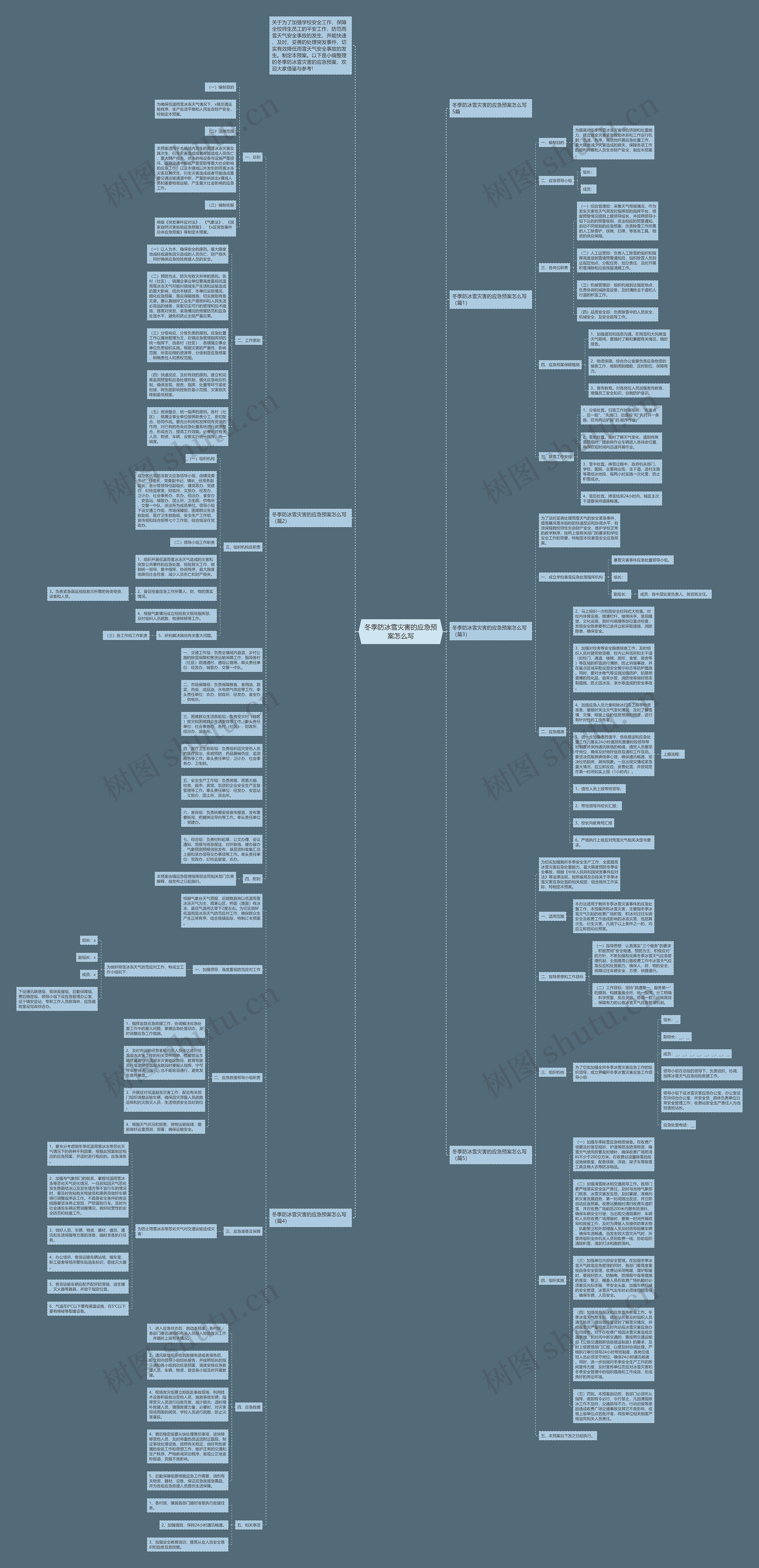 冬季防冰雪灾害的应急预案怎么写