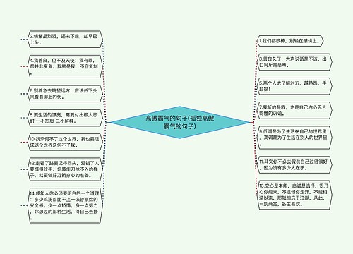 高傲霸气的句子(孤独高傲霸气的句子)