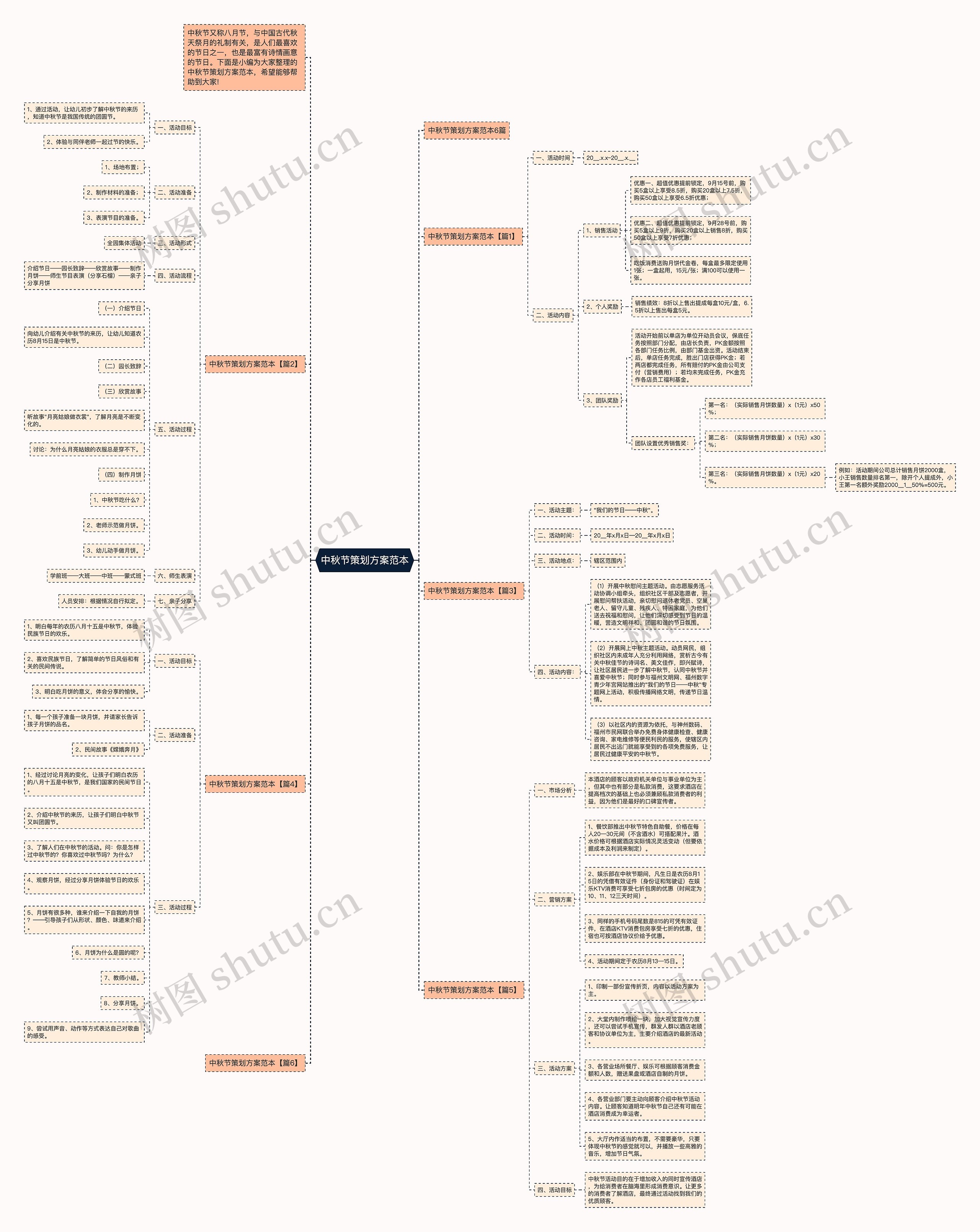 中秋节策划方案范本