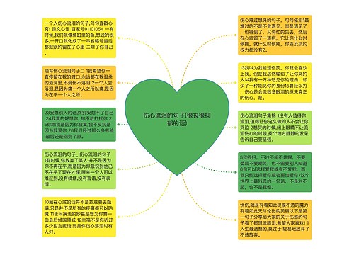伤心流泪的句子(很丧很抑郁的话)