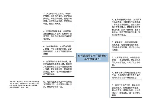 奋斗吧青春的句子(青春奋斗的对仗句子)