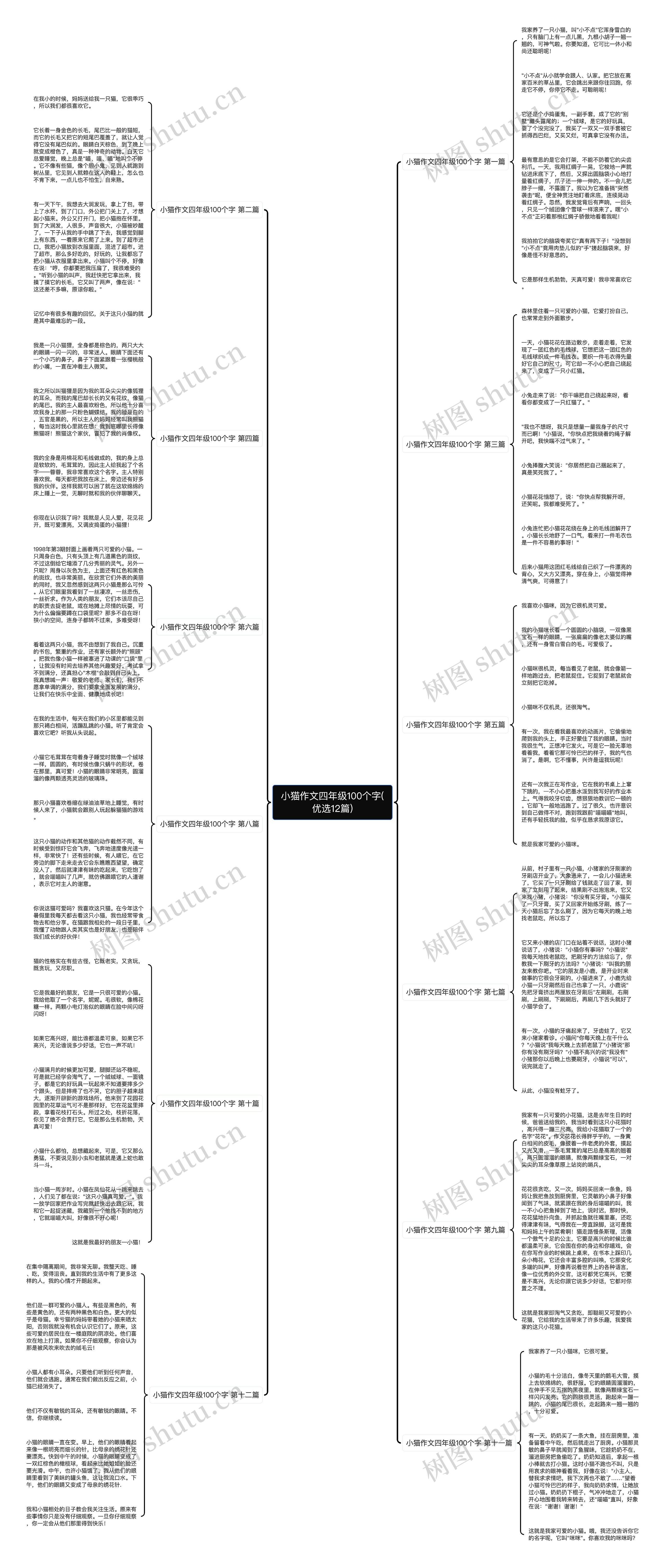 小猫作文四年级100个字(优选12篇)