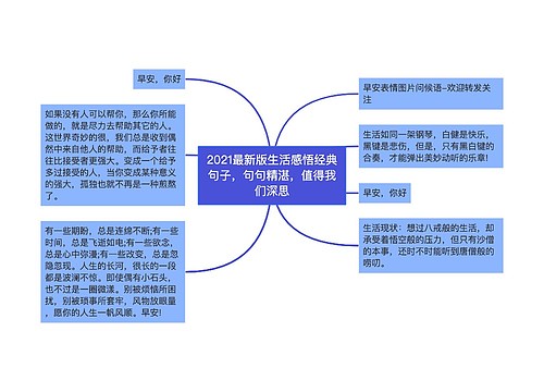 2021最新版生活感悟经典句子，句句精湛，值得我们深思