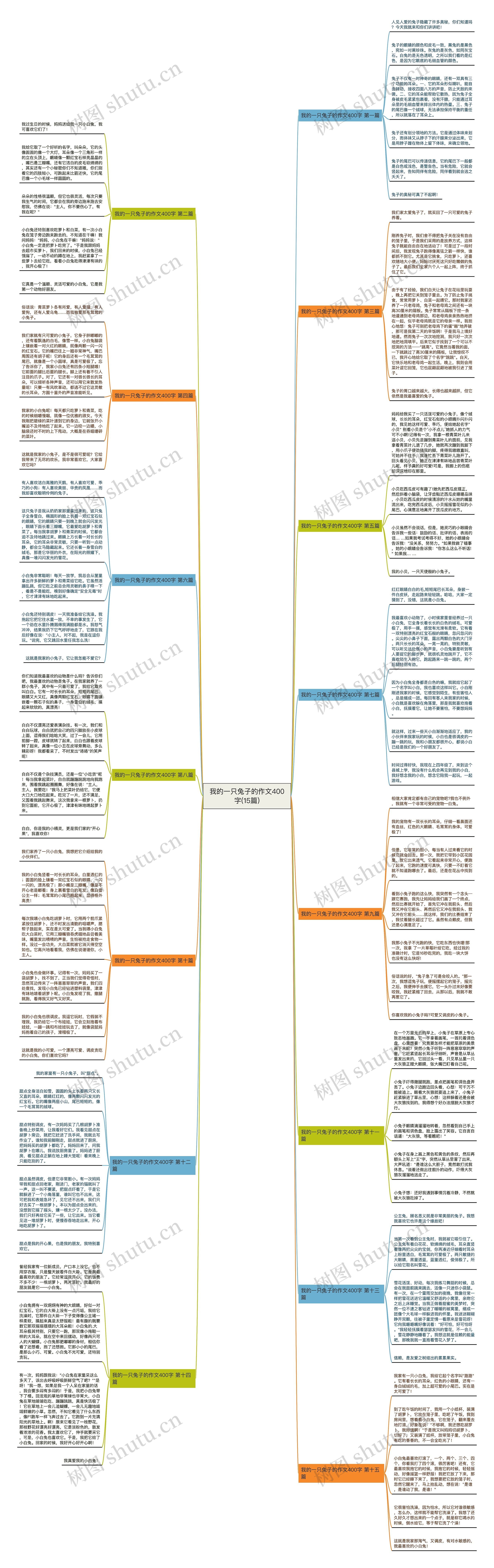我的一只兔子的作文400字(15篇) 我的一只兔子的作文400字(15篇)
