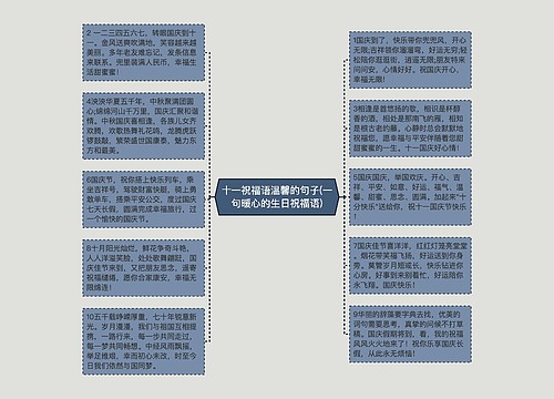 十一祝福语温馨的句子(一句暖心的生日祝福语)