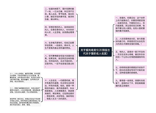 关于爱的唯美句子(我国古代关于爱的名人名言)