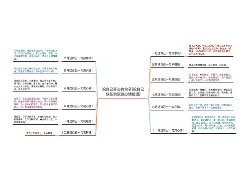 祝自己开心的句子(祝自己快乐的说说心情短语)