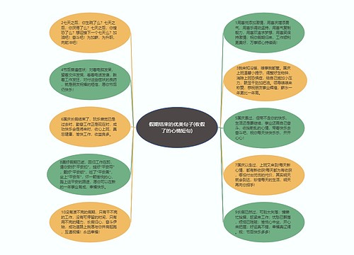 假期结束的优美句子(收假了的心情短句)