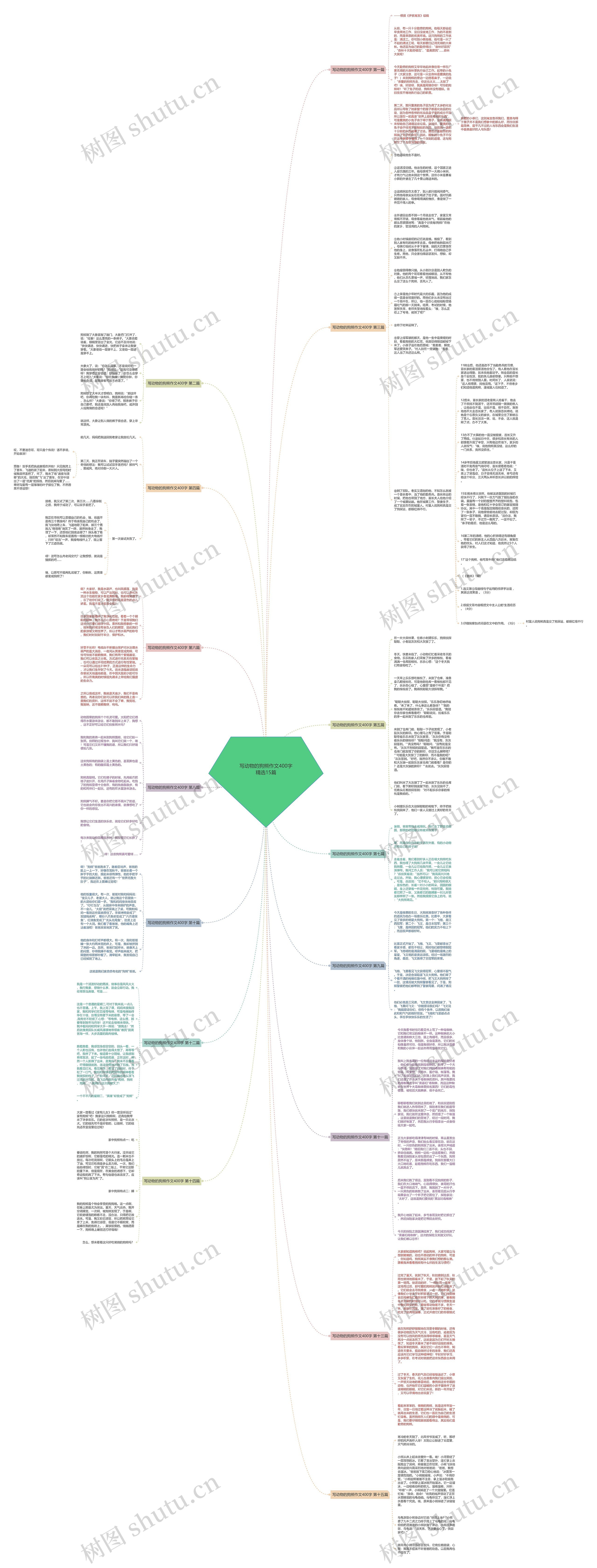 写动物的狗熊作文400字精选15篇思维导图