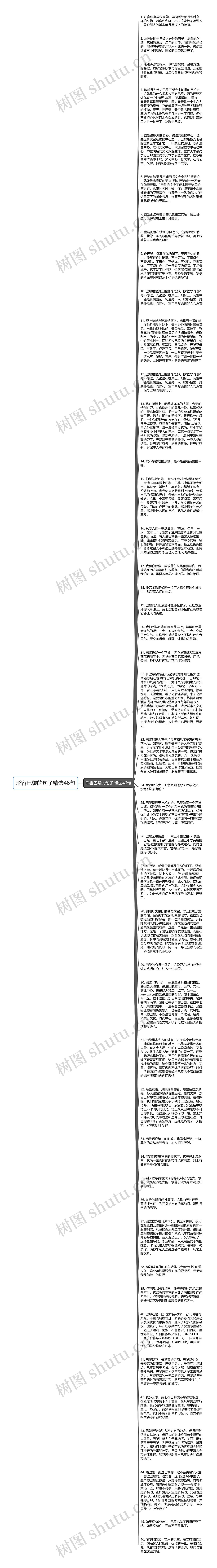 形容巴黎的句子精选46句思维导图