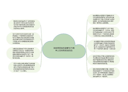 鼓励男朋友的温馨句子(精神上支持男朋友的话)