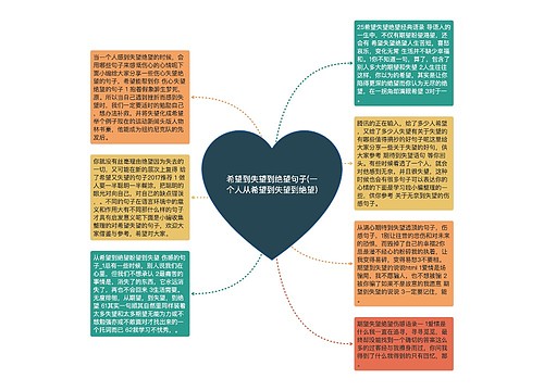 希望到失望到绝望句子(一个人从希望到失望到绝望) 希望到失望到绝望句子(一个人从希望到失望到绝望)