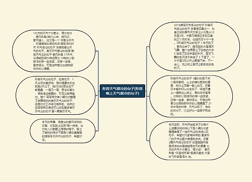 形容天气很冷的句子(形容晚上天气很冷的句子)