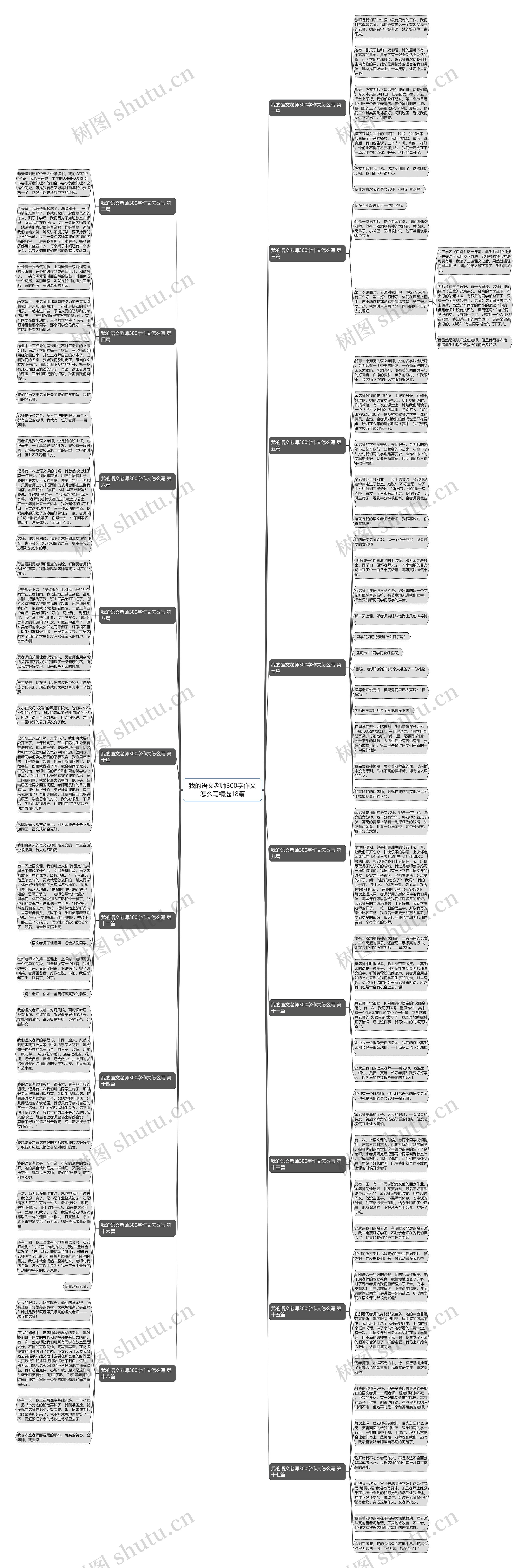 我的语文老师300字作文怎么写精选18篇