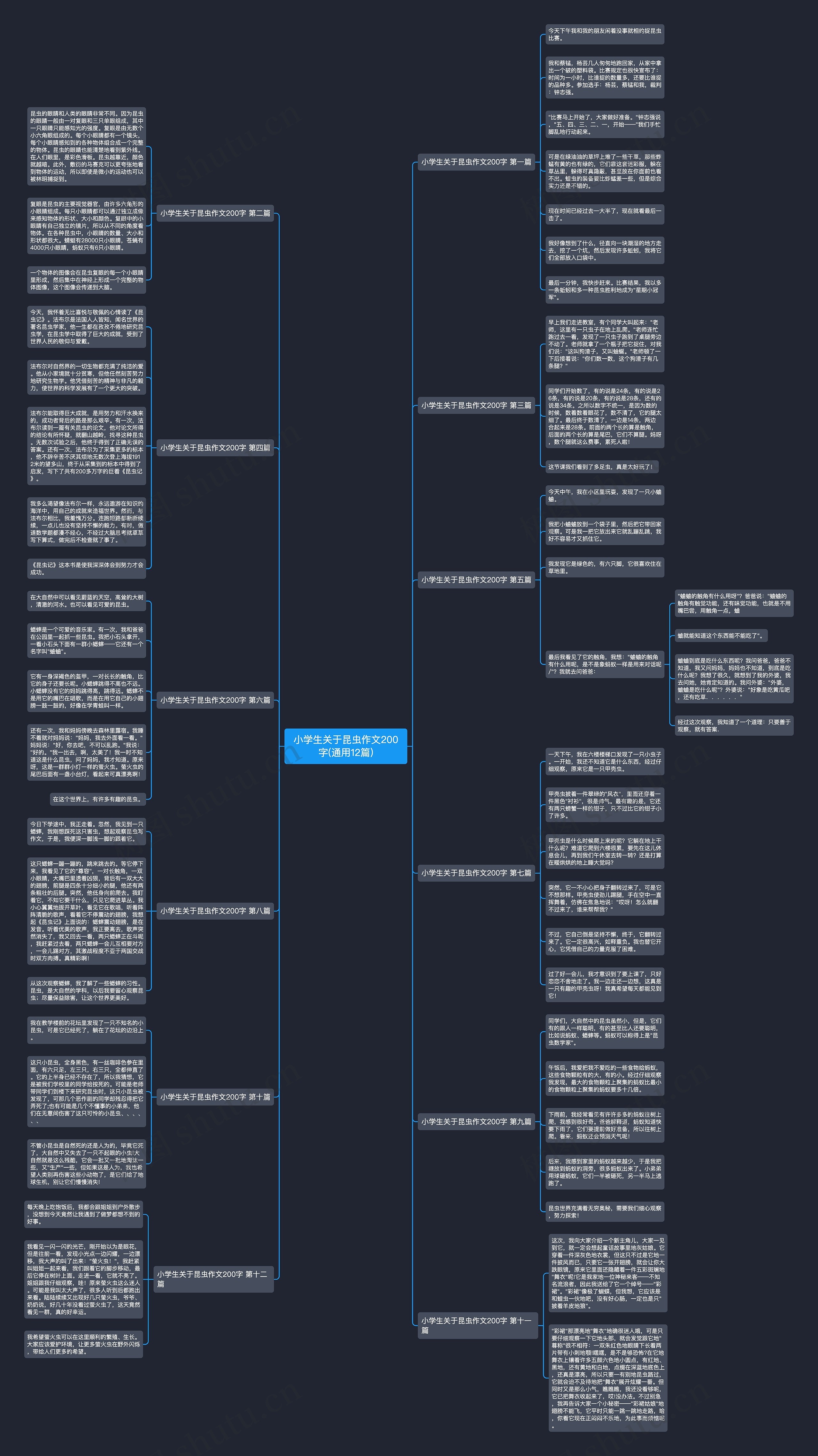 小学生关于昆虫作文200字(通用12篇) 小学生关于昆虫作文200字(通用12篇)