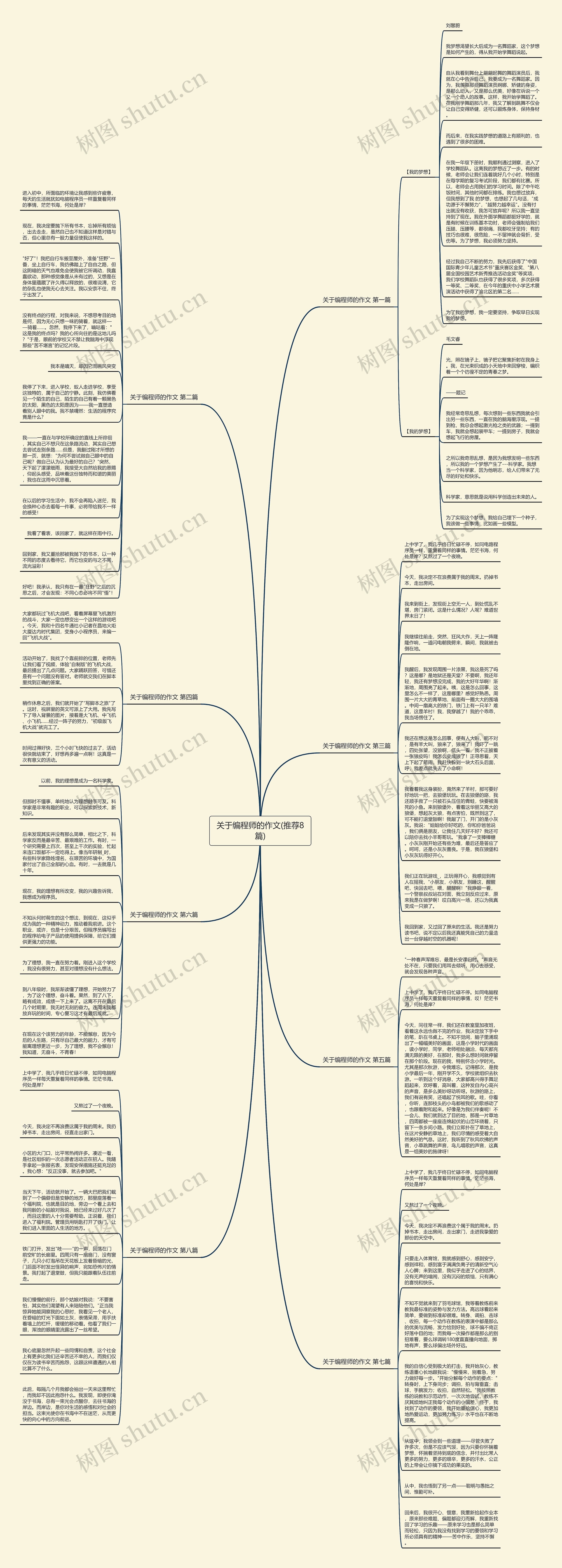 关于编程师的作文(推荐8篇)思维导图