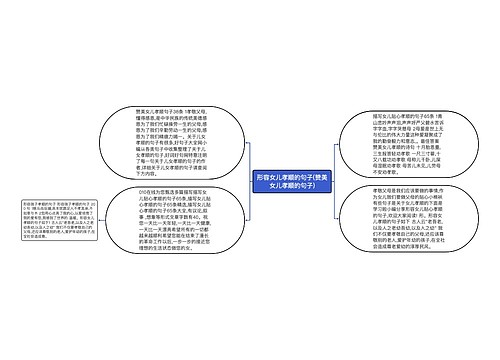 形容女儿孝顺的句子(赞美女儿孝顺的句子) 形容女儿孝顺的句子(赞美女儿孝顺的句子)