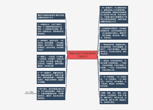 别伤心的句子(形容突然哭了的句子)