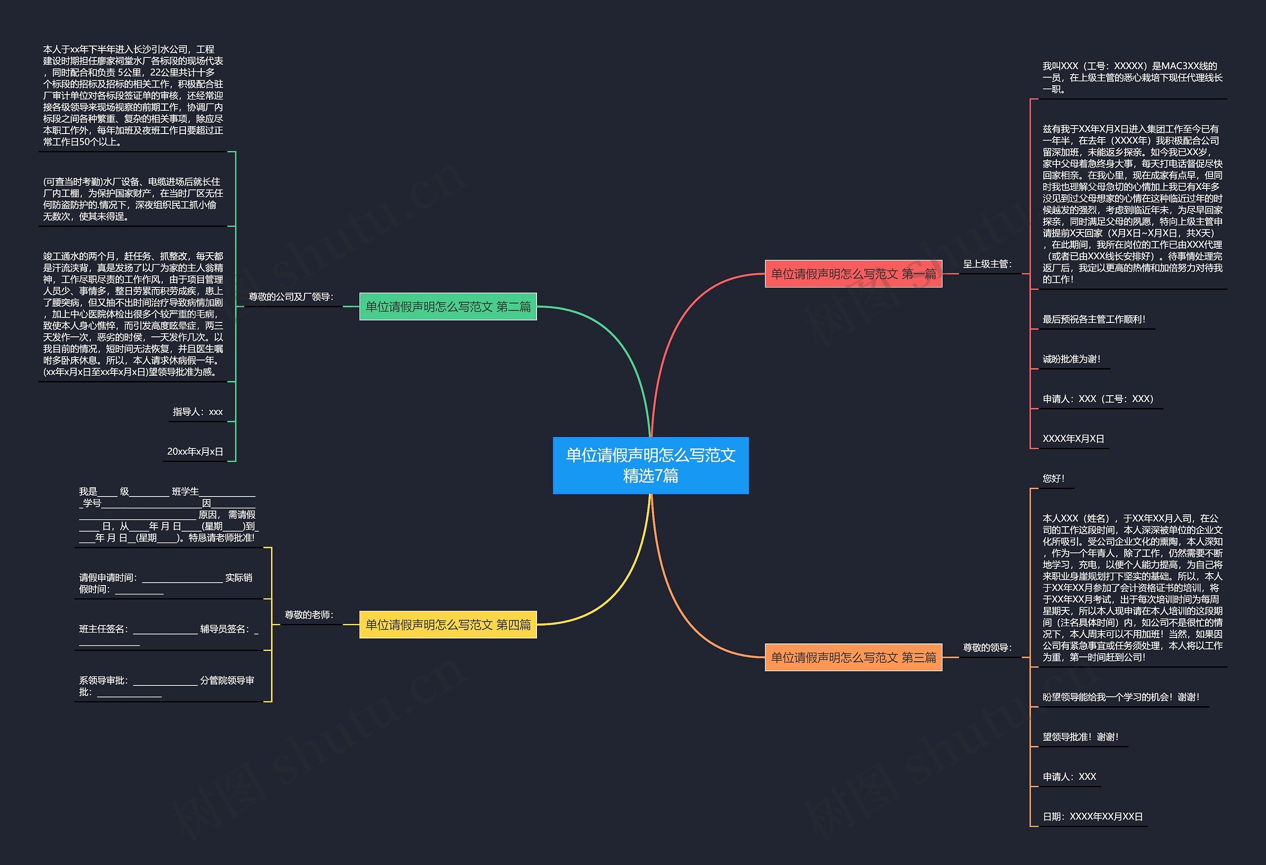 单位请假声明怎么写范文精选7篇 单位请假声明怎么写范文精选7篇
