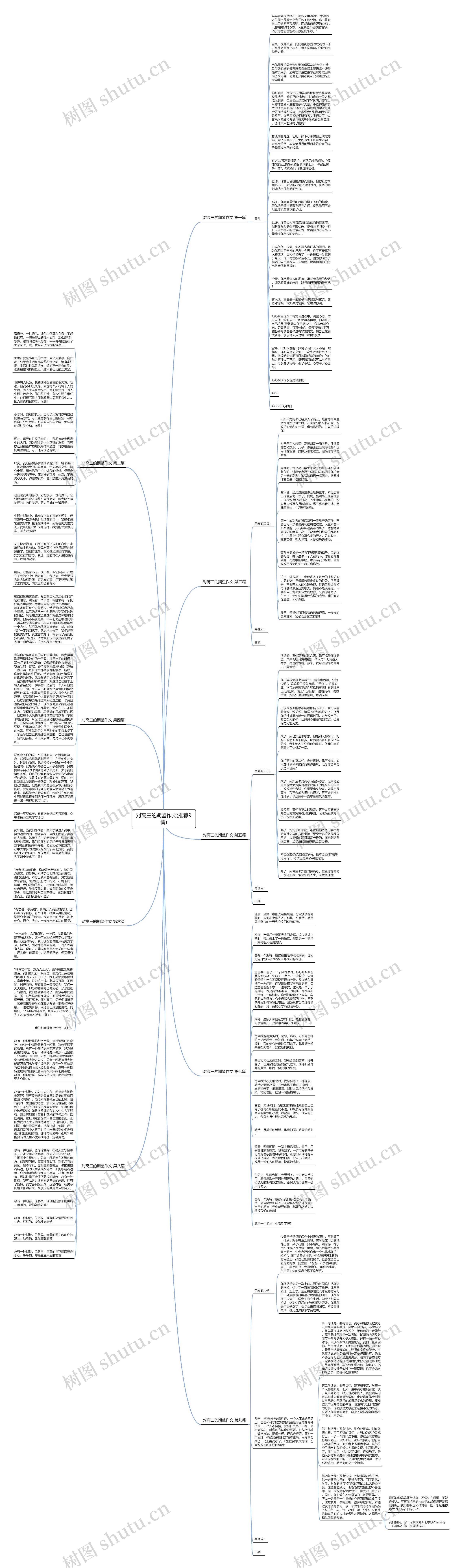 对高三的期望作文(推荐9篇)思维导图