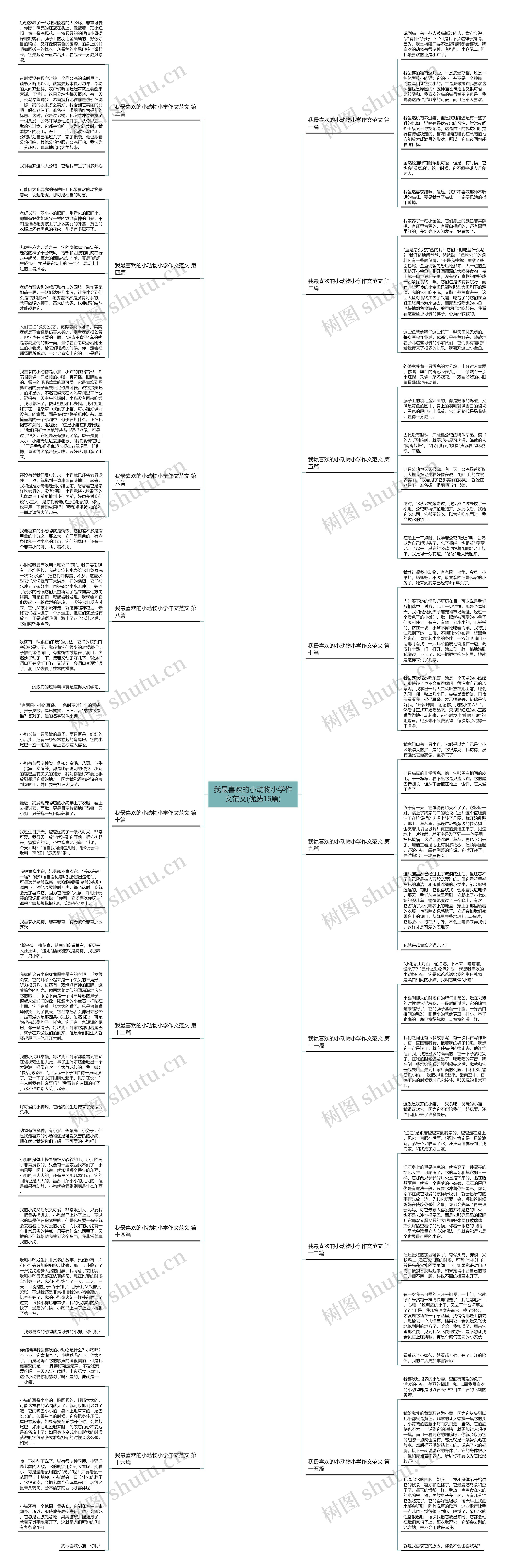 我最喜欢的小动物小学作文范文(优选16篇) 我最喜欢的小动物小学作文范文(优选16篇)