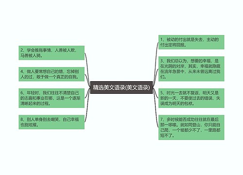精选美文语录(美文语录)