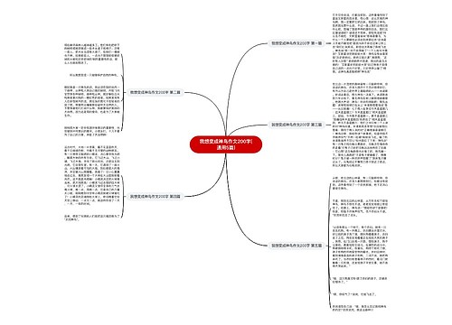 我想变成神鸟作文200字(通用5篇)思维导图