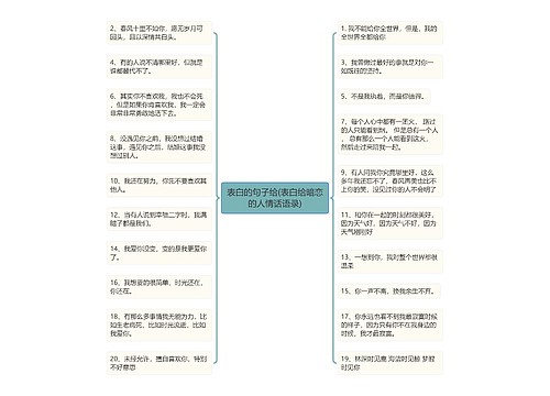 表白的句子给(表白给暗恋的人情话语录)