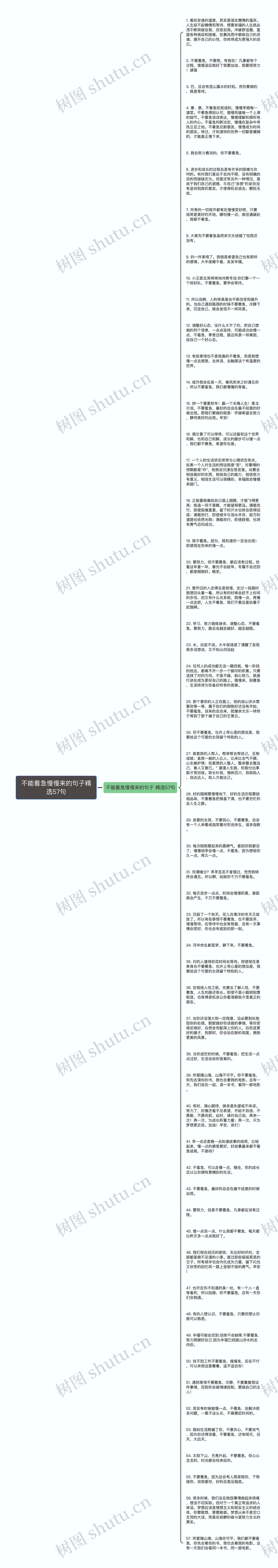 不能着急慢慢来的句子精选57句思维导图