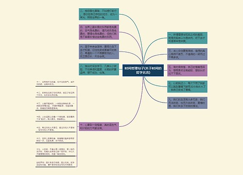 时间哲理句子(关于时间的哲学名言)