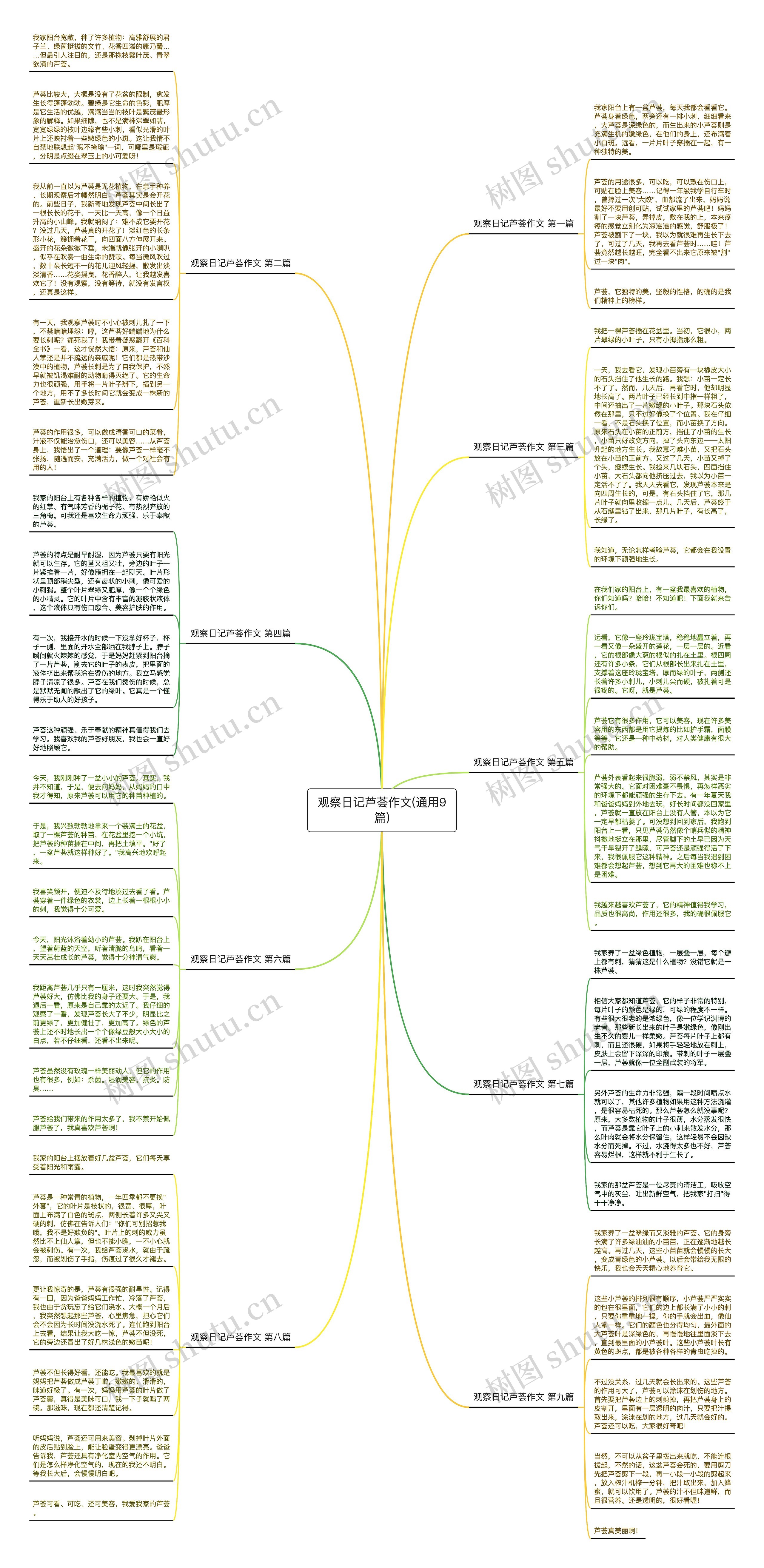 观察日记芦荟作文(通用9篇) 观察日记芦荟作文(通用9篇)