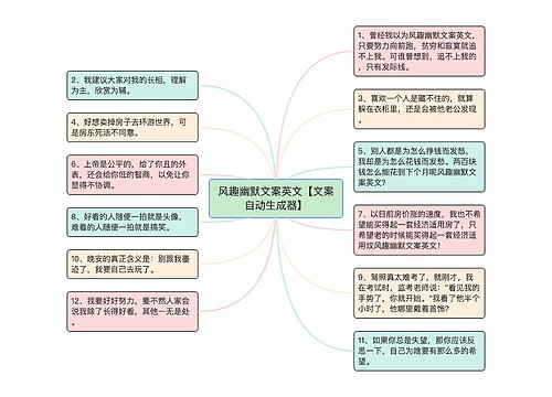 风趣幽默文案英文【文案自动生成器】