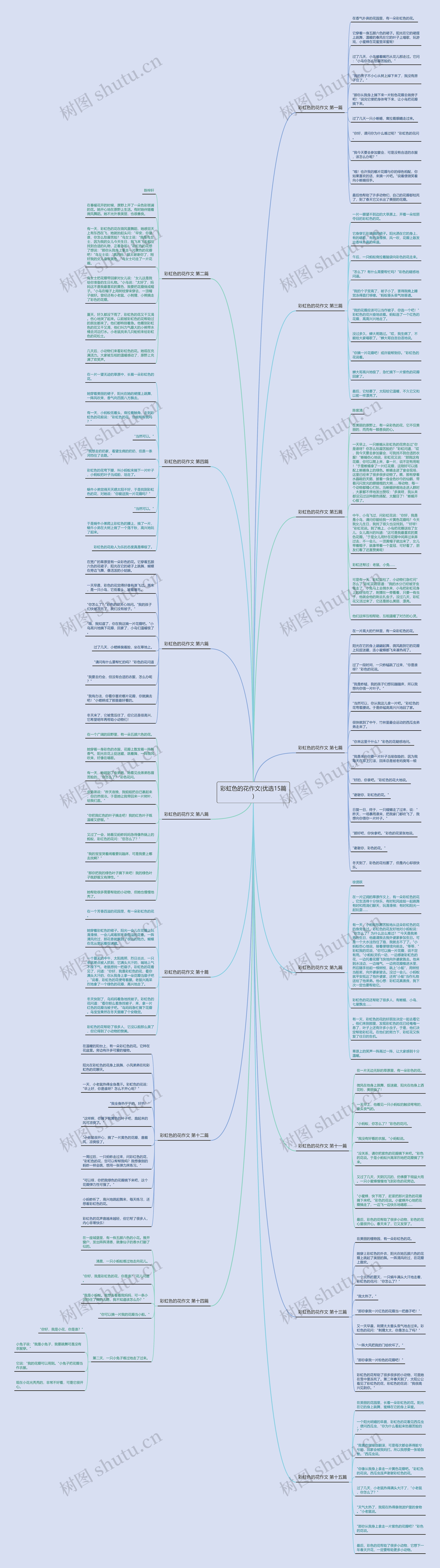 彩虹色的花作文(优选15篇) 彩虹色的花作文(优选15篇)