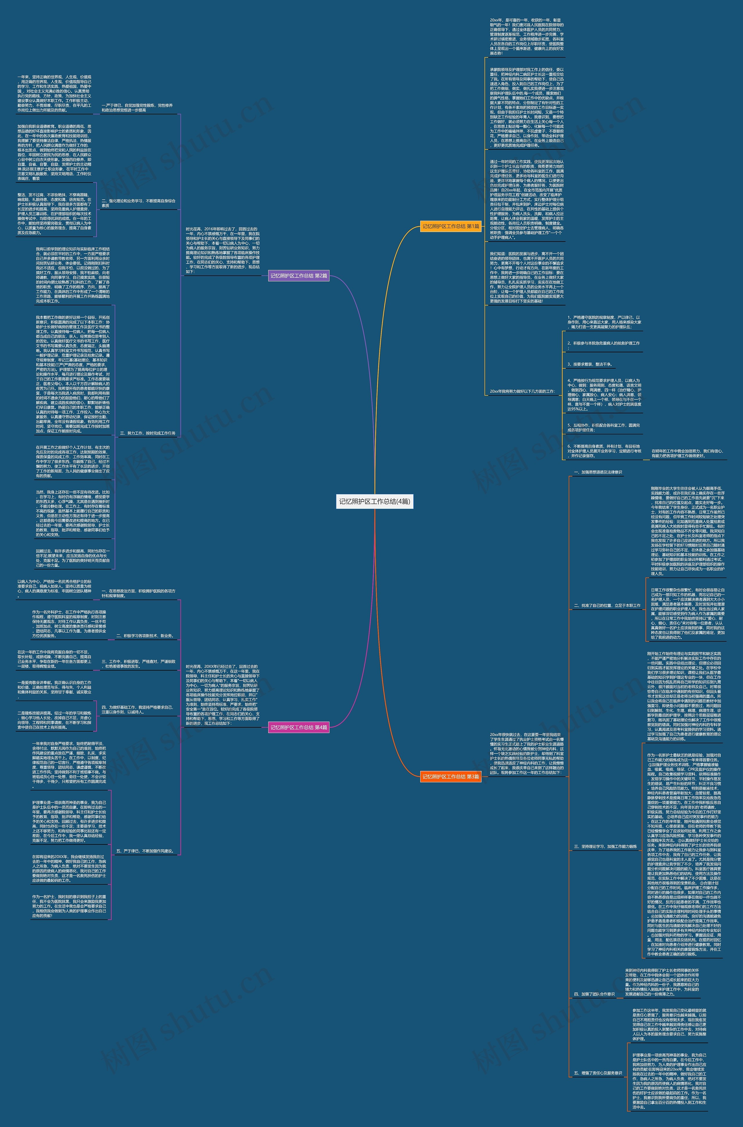 记忆照护区工作总结(4篇)思维导图