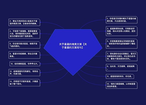 关于星星的唯美文案【关于星星的文案短句】
