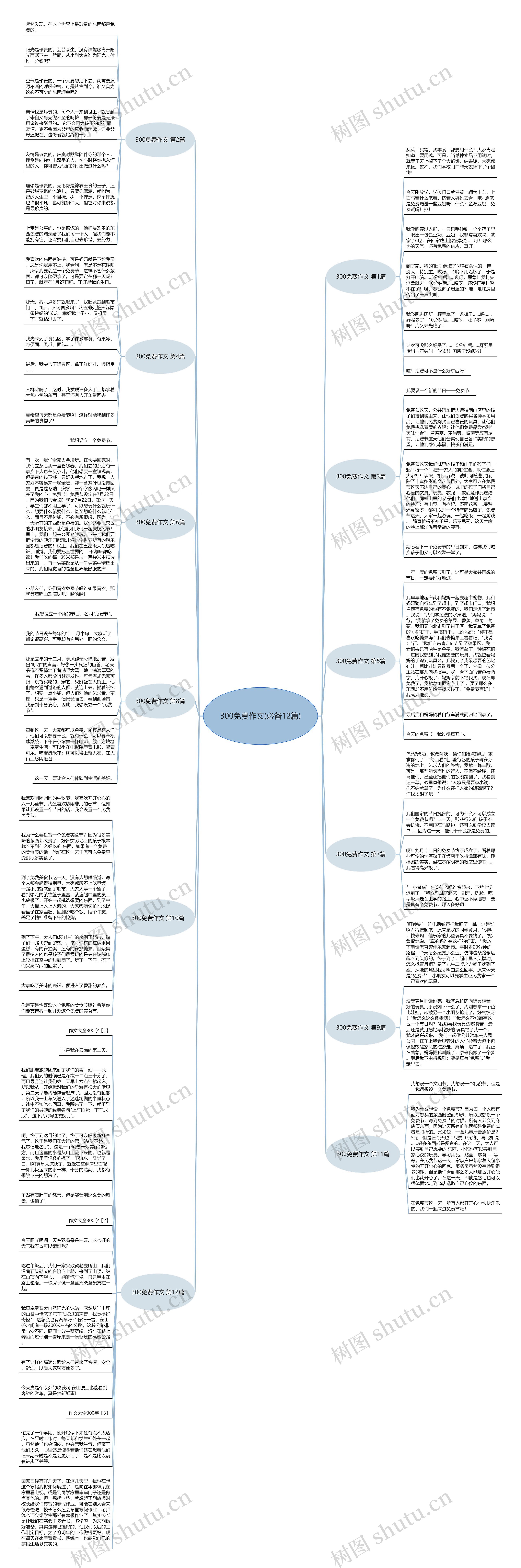 300免费作文(必备12篇)