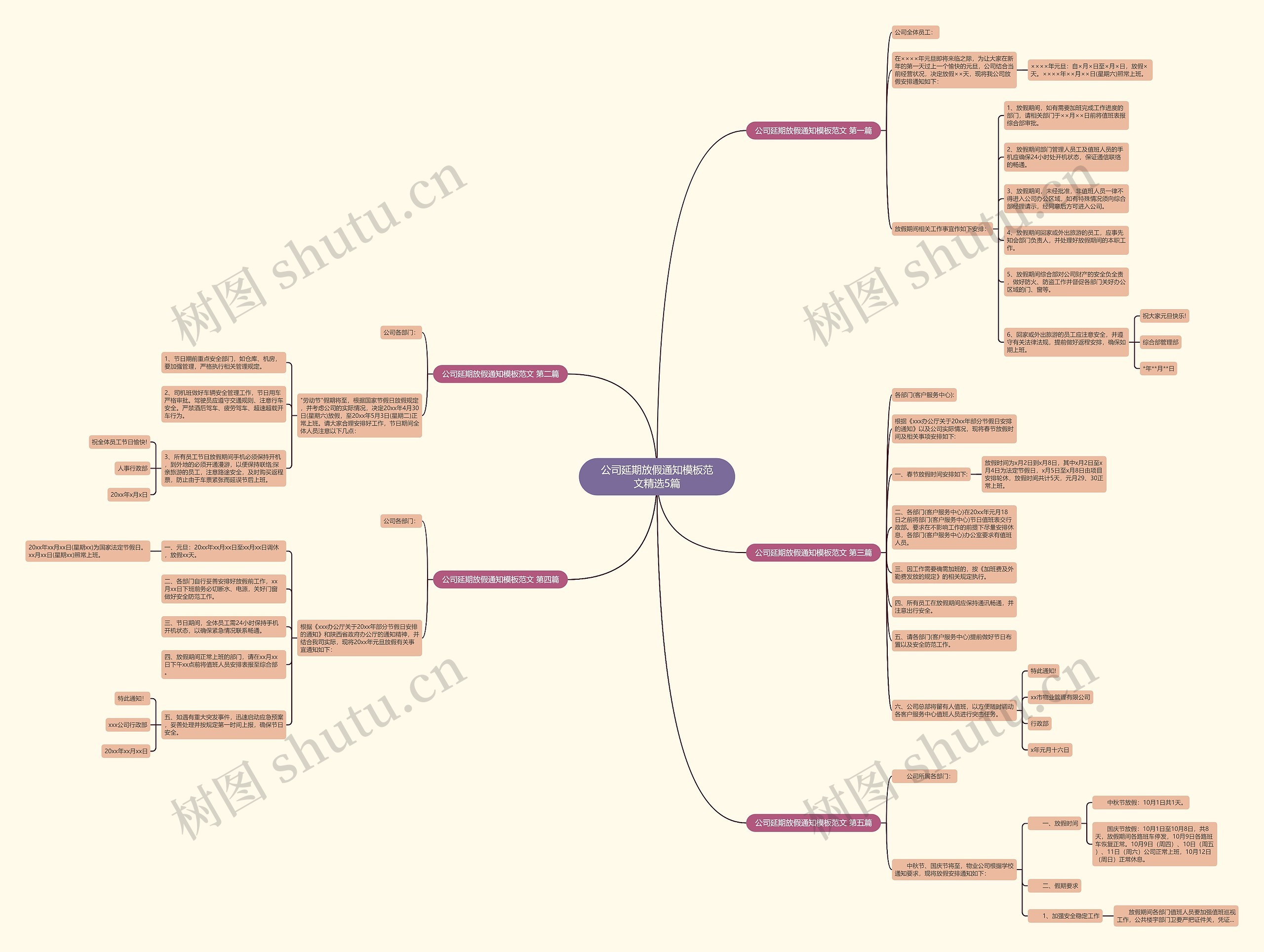 公司延期放假通知模板范文精选5篇 公司延期放假通知模板范文精选5篇