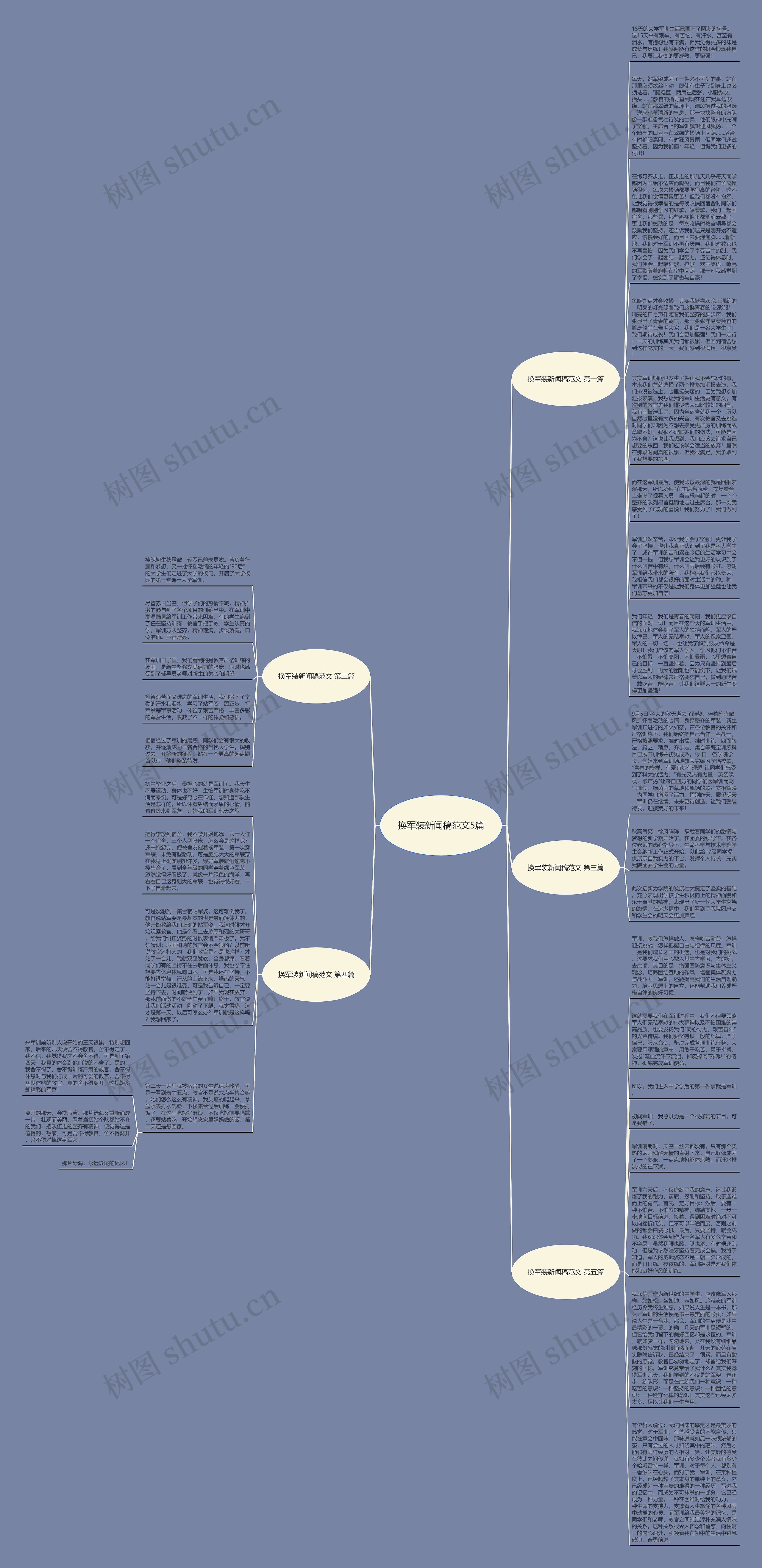 换军装新闻稿范文5篇思维导图