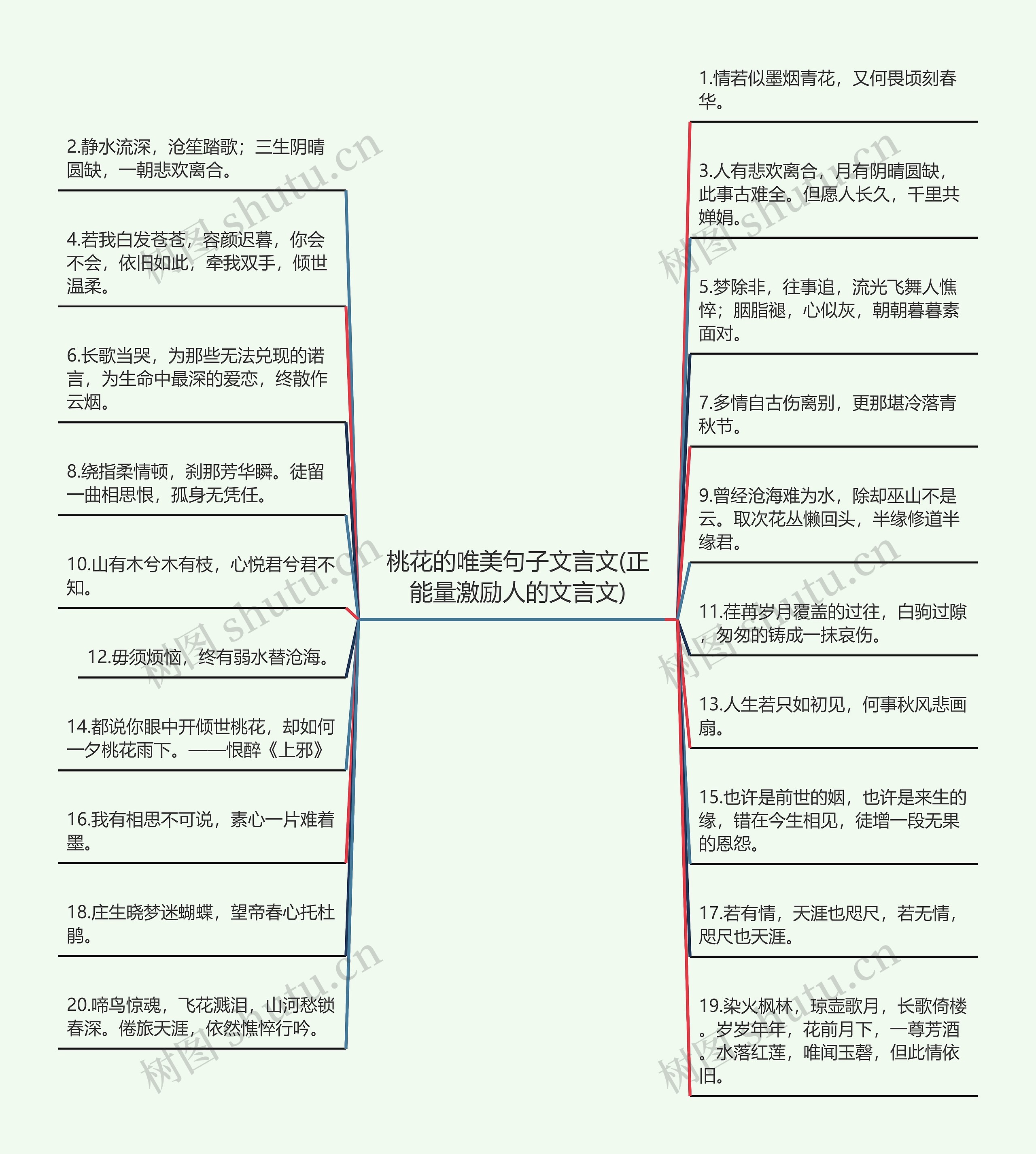 桃花的唯美句子文言文(正能量激励人的文言文) 桃花的唯美句子文言文(正能量激励人的文言文)